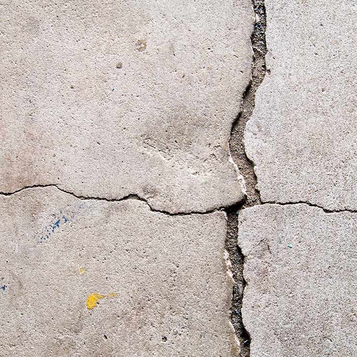 Settling Crack in Foundation
