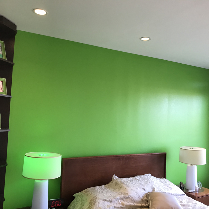 Painting a bedroom