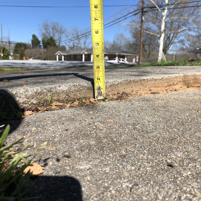 Sidewalk Lift- BEFORE
