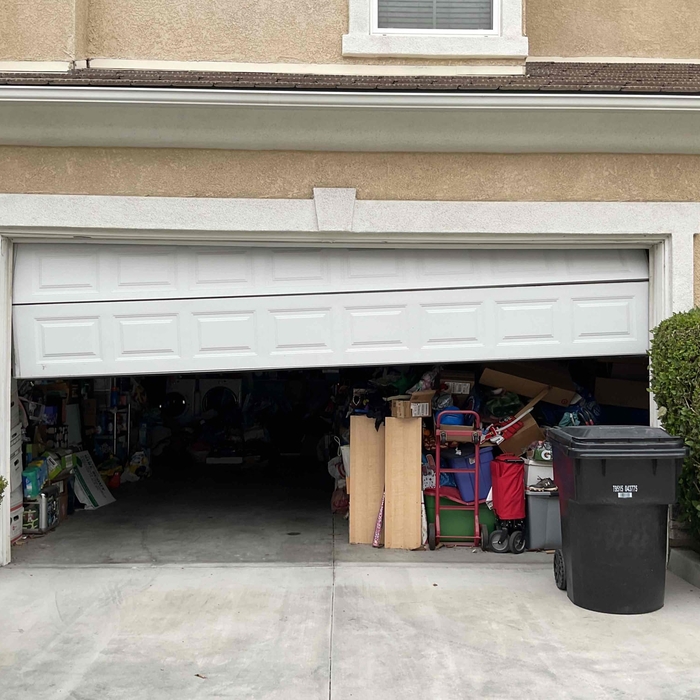 Crashed Garage Door