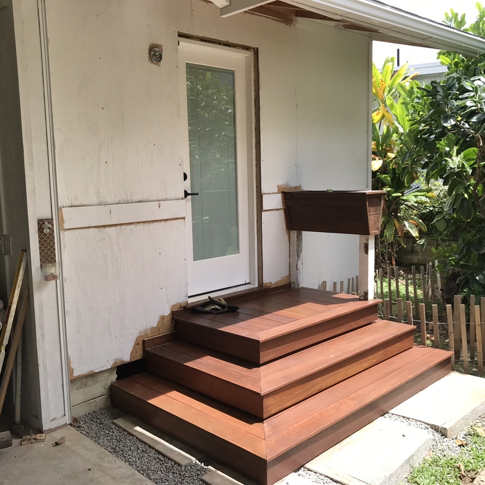 Red balau staircase