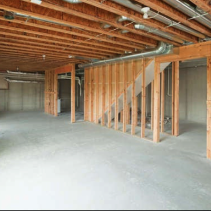 Basement finishing, popcorn ceiling removal