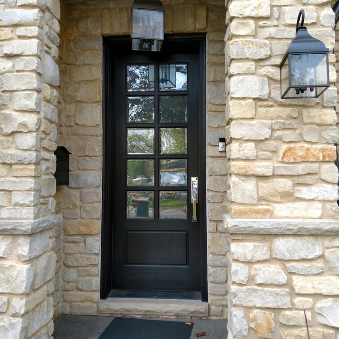 Front Door, Exterior, Clear Sand Blast