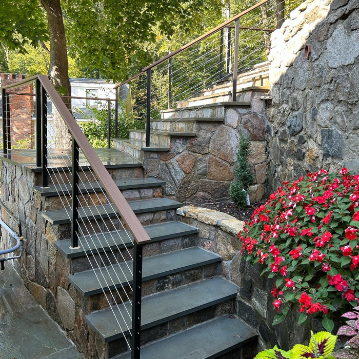 modern cable railings