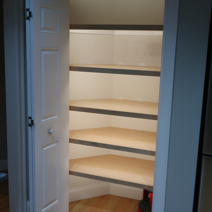 LED Lit Kitchen Pantry