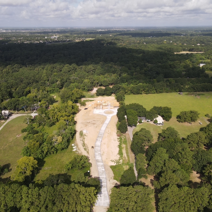 Entire view of Foundation and Concrete Poured