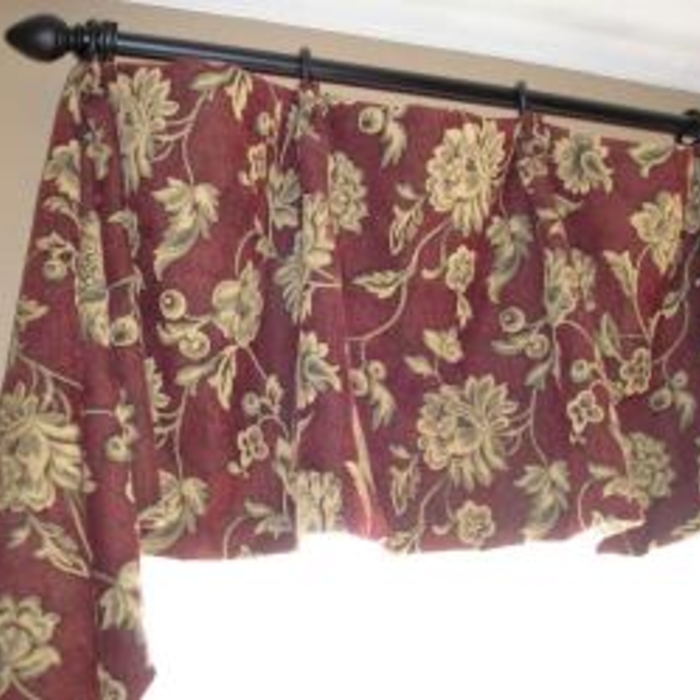 Close-up of valance